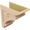 Ekena Millwork 11"W x 22"D x 22"H Classic Mayflower Rough Cedar Woodgrain TimberThane Corbel, Primed Tan CORUR11X22X22MAYRCPR - alternate 6